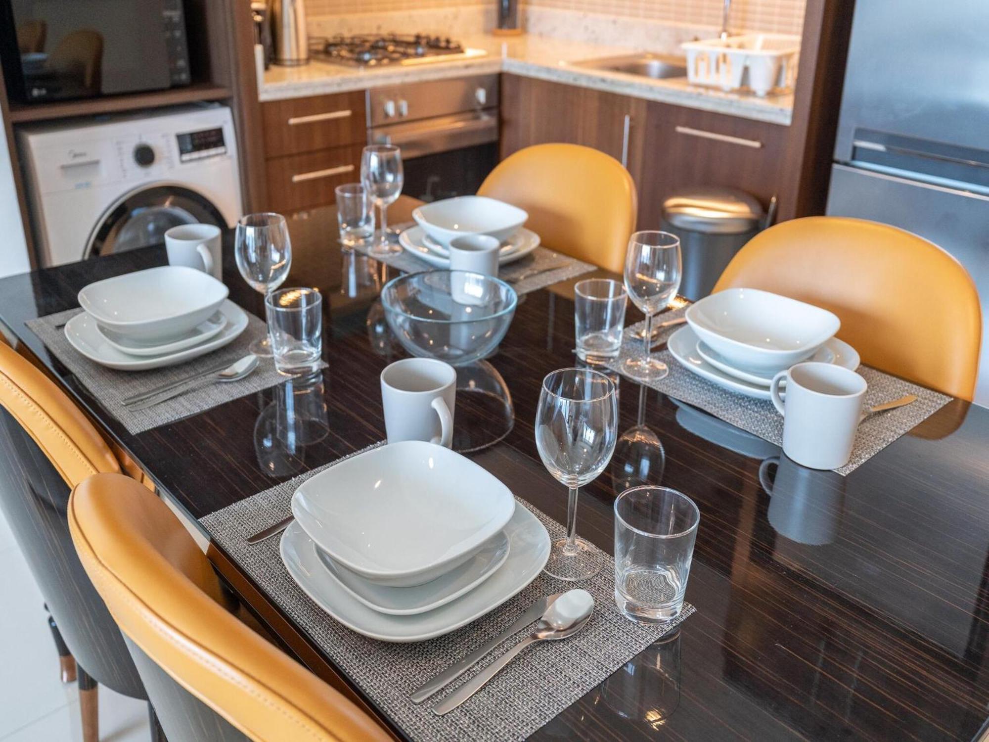Luxurious Stylish Apartments Across Dubai Mall Burj Khalifa City Views Exterior foto